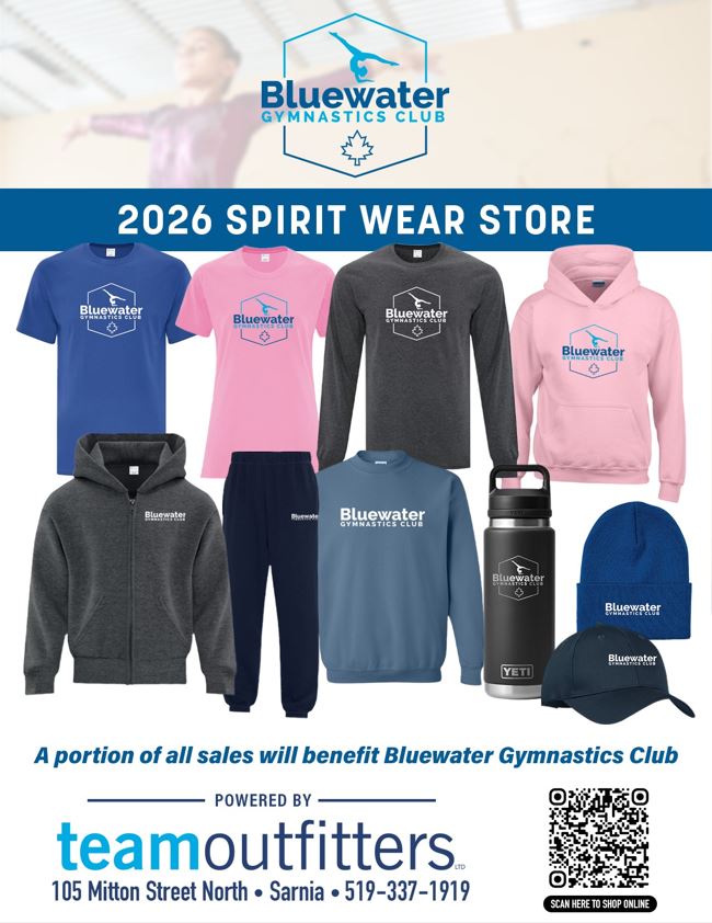 Bluewater spirit wear and fundraiser promotion
